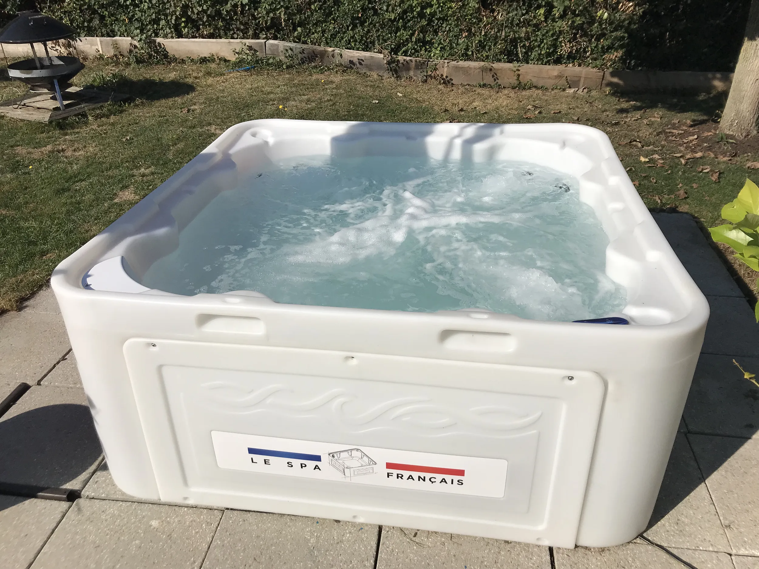 Spa Français installé chez un client