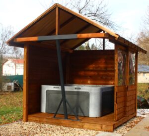 spa rotomoulé cabane