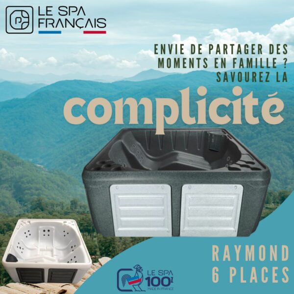 Spa Raymond 6 places, avec place allongées